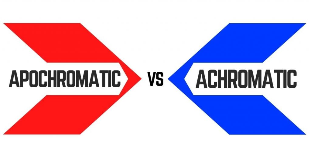 apochromatic vs achromatic